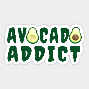 Avocado Addict Sticker